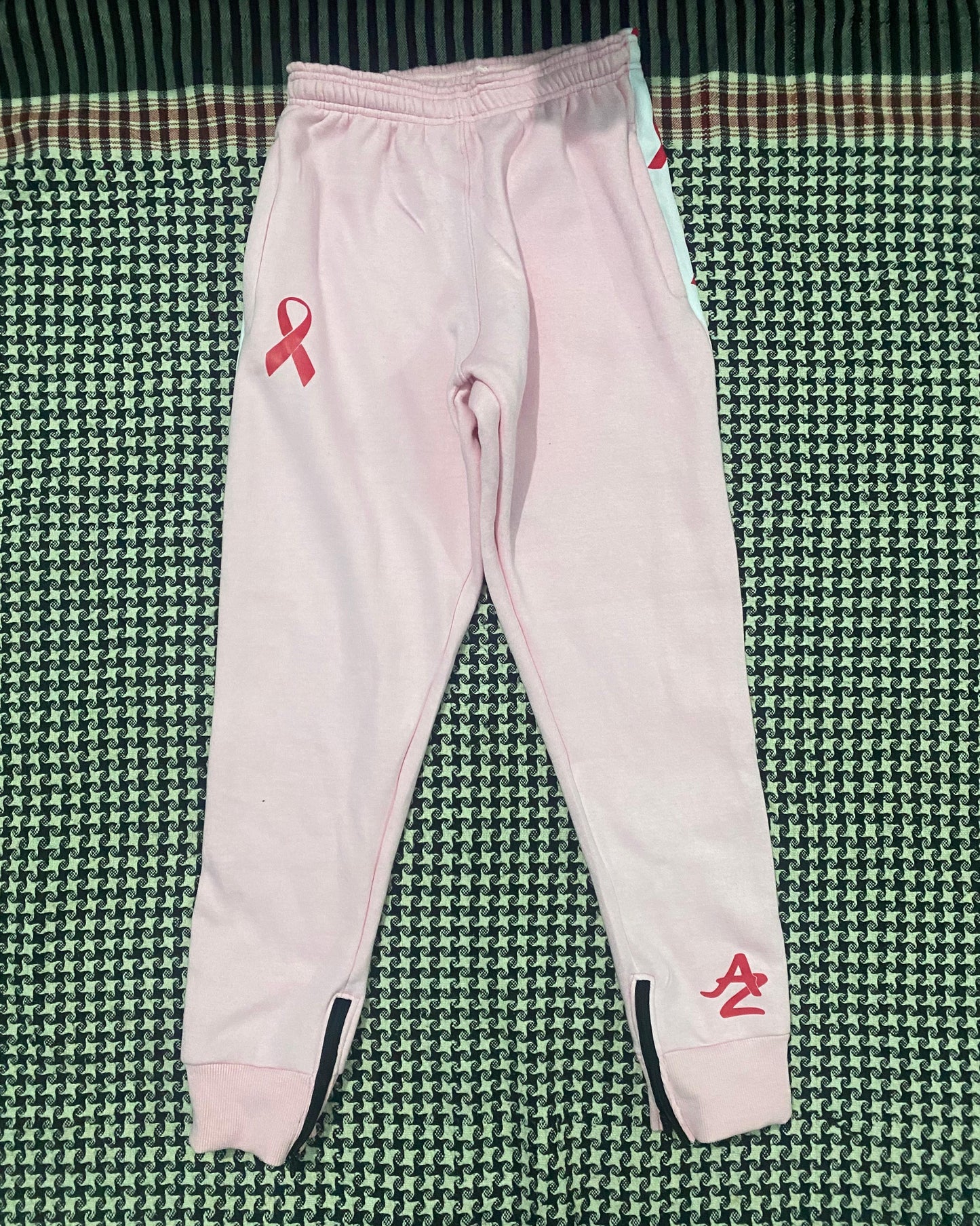 AZ Full Zip up sweatsuit (breast cancer edition)