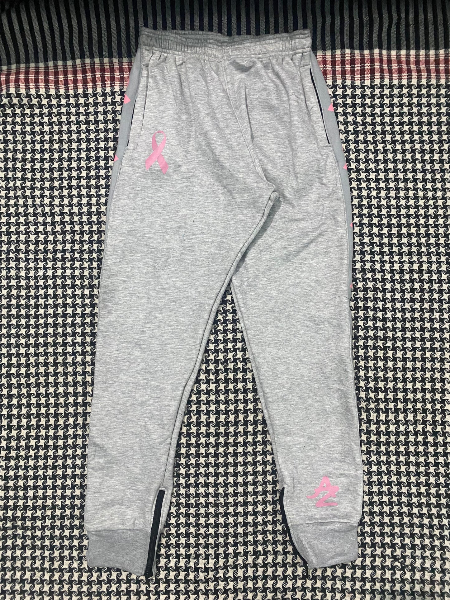 AZ Full Zip up sweatsuit (breast cancer edition)