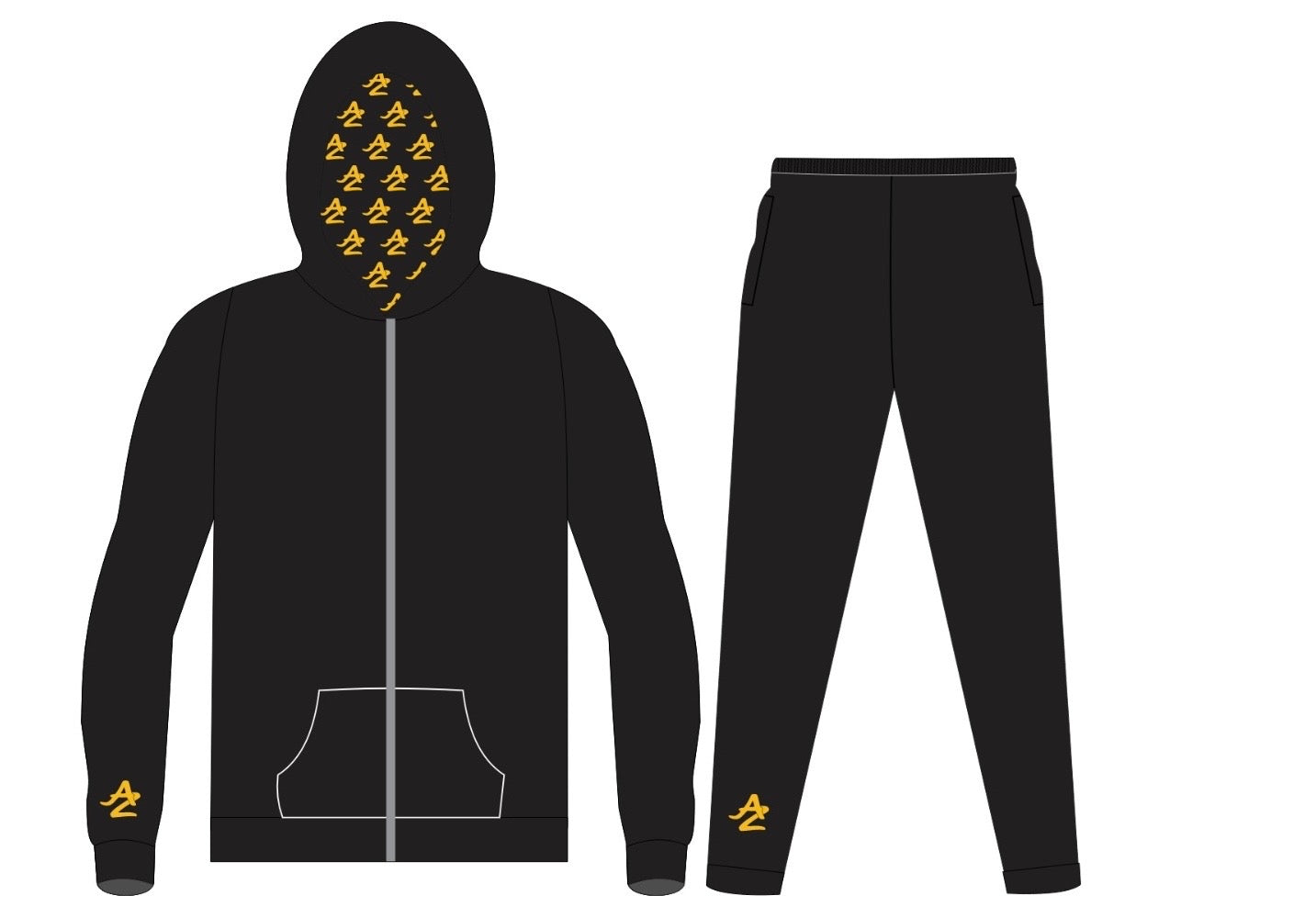 AZ Full Zip up sweatsuit